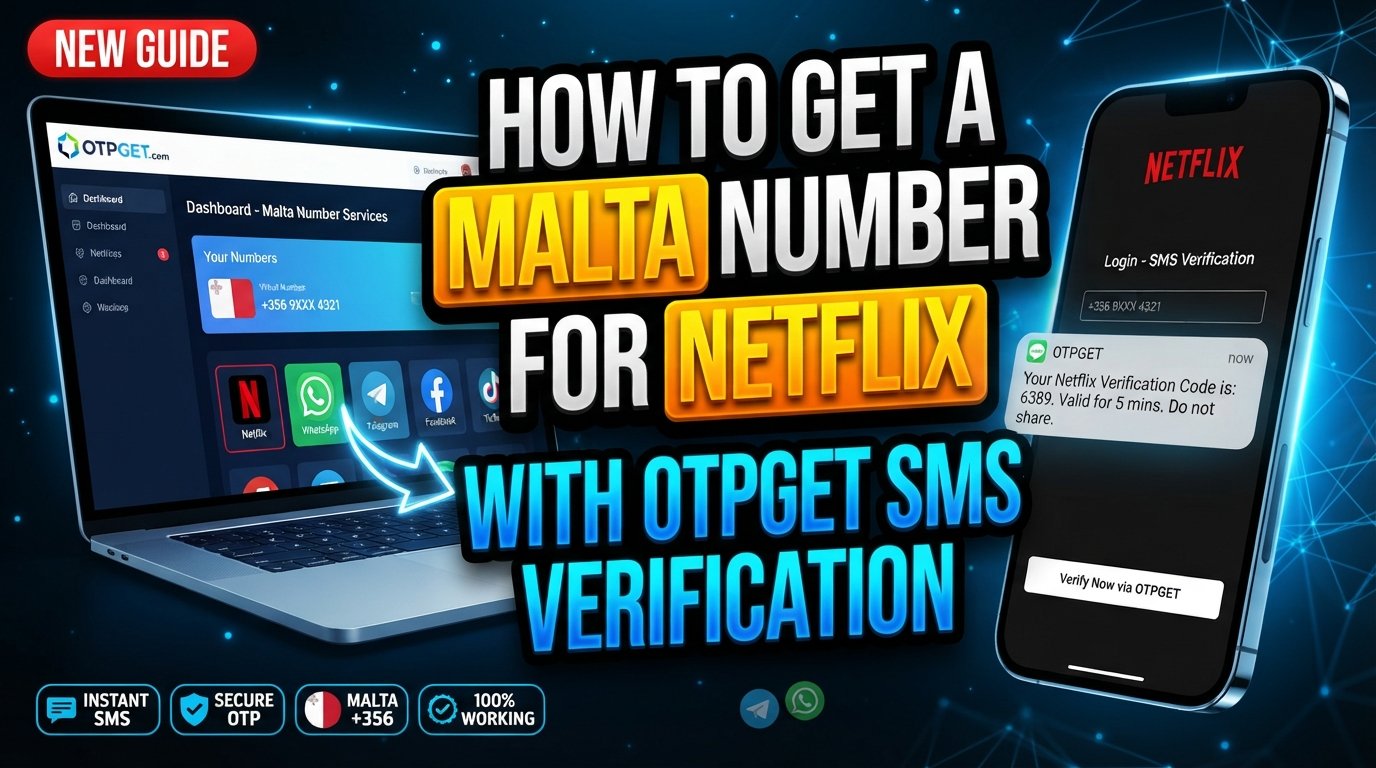 How to Get Malta Number for Netflix Verification Using OTPGET