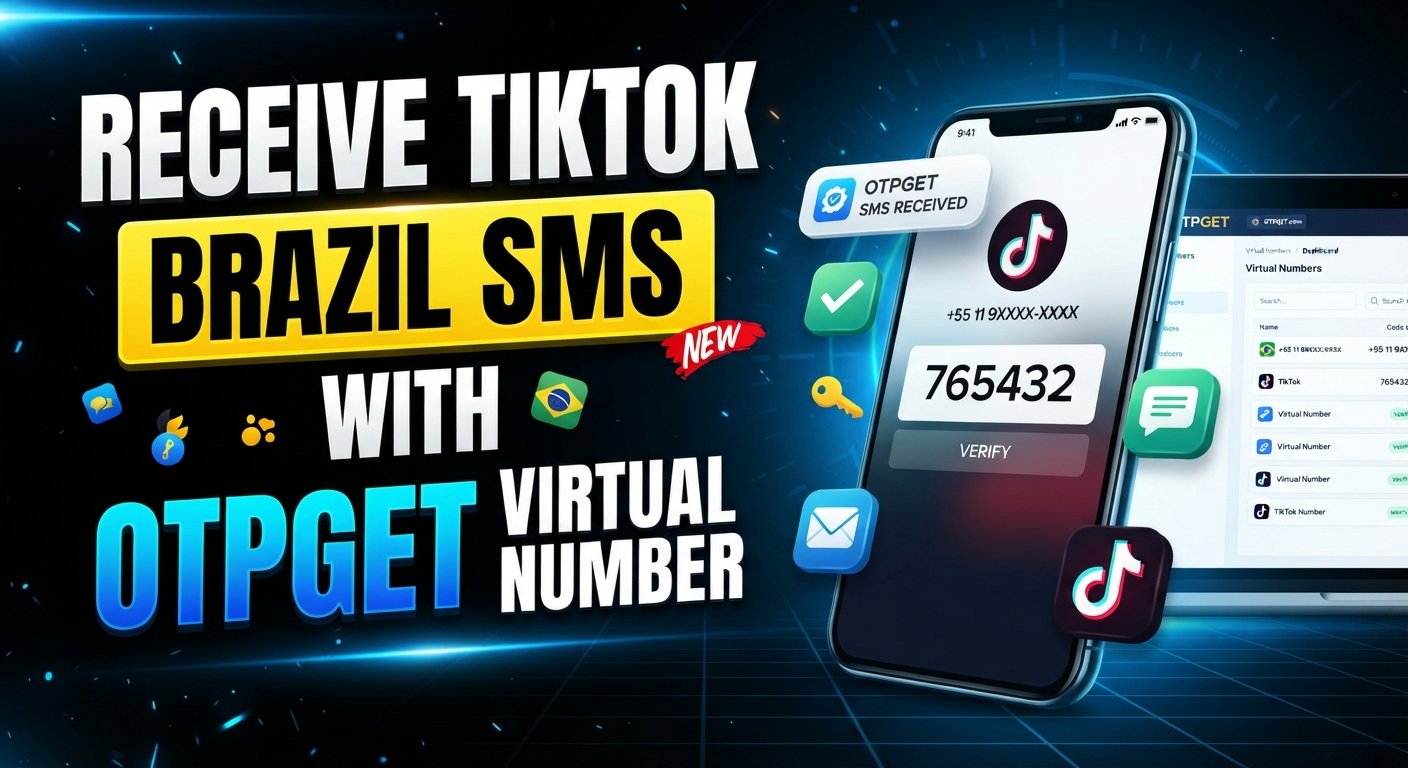 Brazil Virtual Number for TikTok SMS — OTPGet Complete Guide