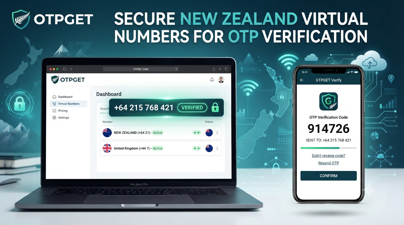 New Zealand Virtual Number for OTP Verification — OTPGet