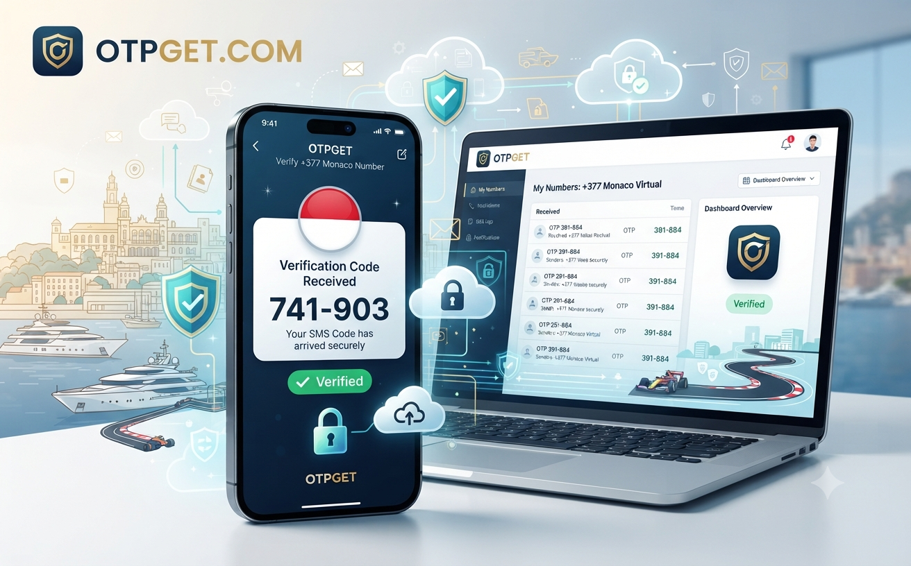 Monaco Virtual Number for OTP Verification | OTPGET Secure Access