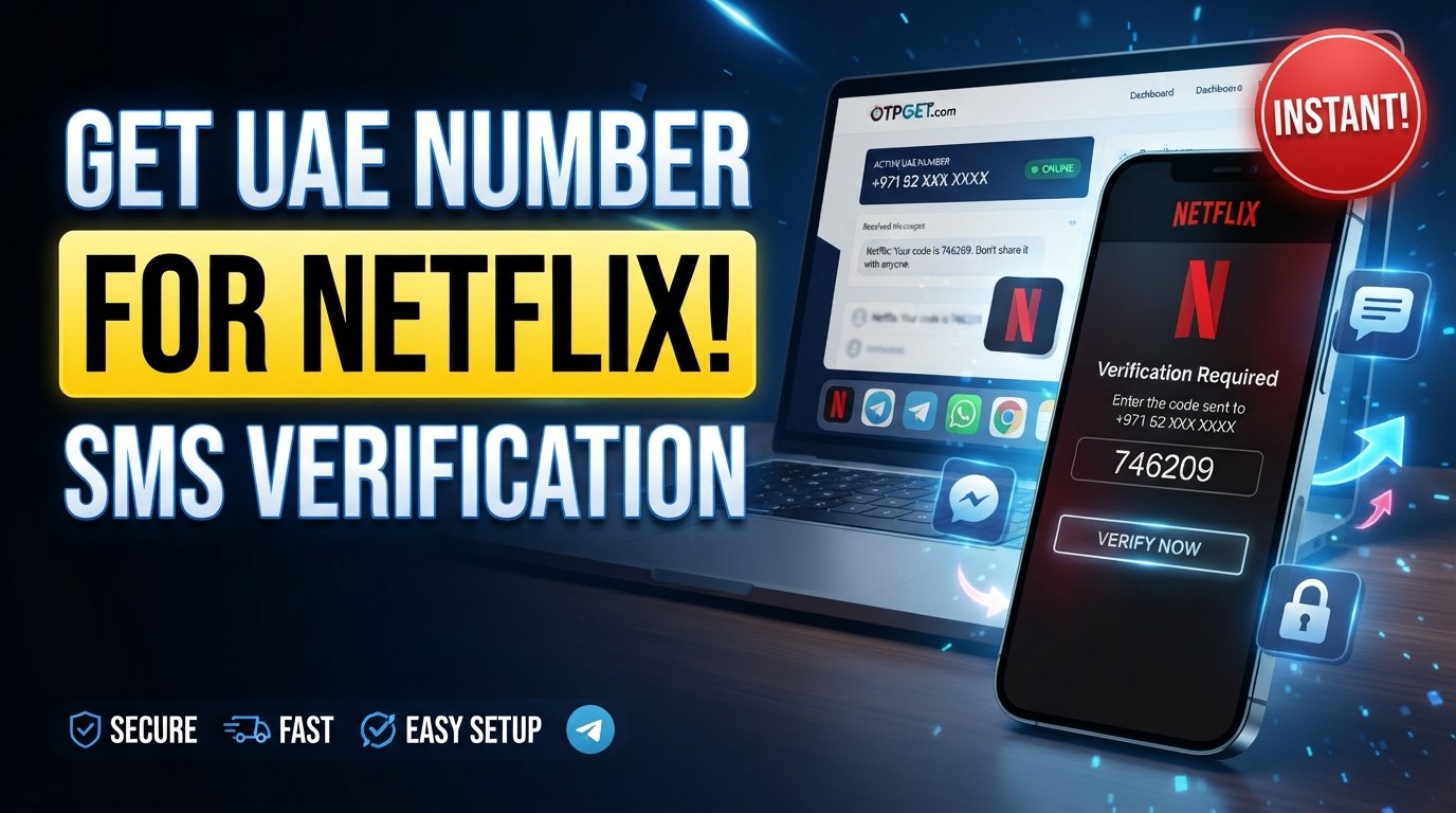 UAE Virtual Number for Netflix Account: OTPGET Verification Guide