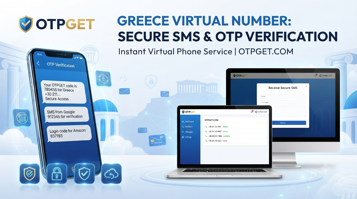 Buy Greece Virtual Number for OTP Verification | OTPGET Online