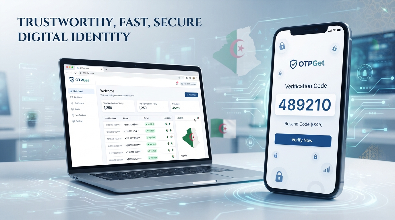 Get OTP Number for Algeria - OTPGet Fast & Easy Verification