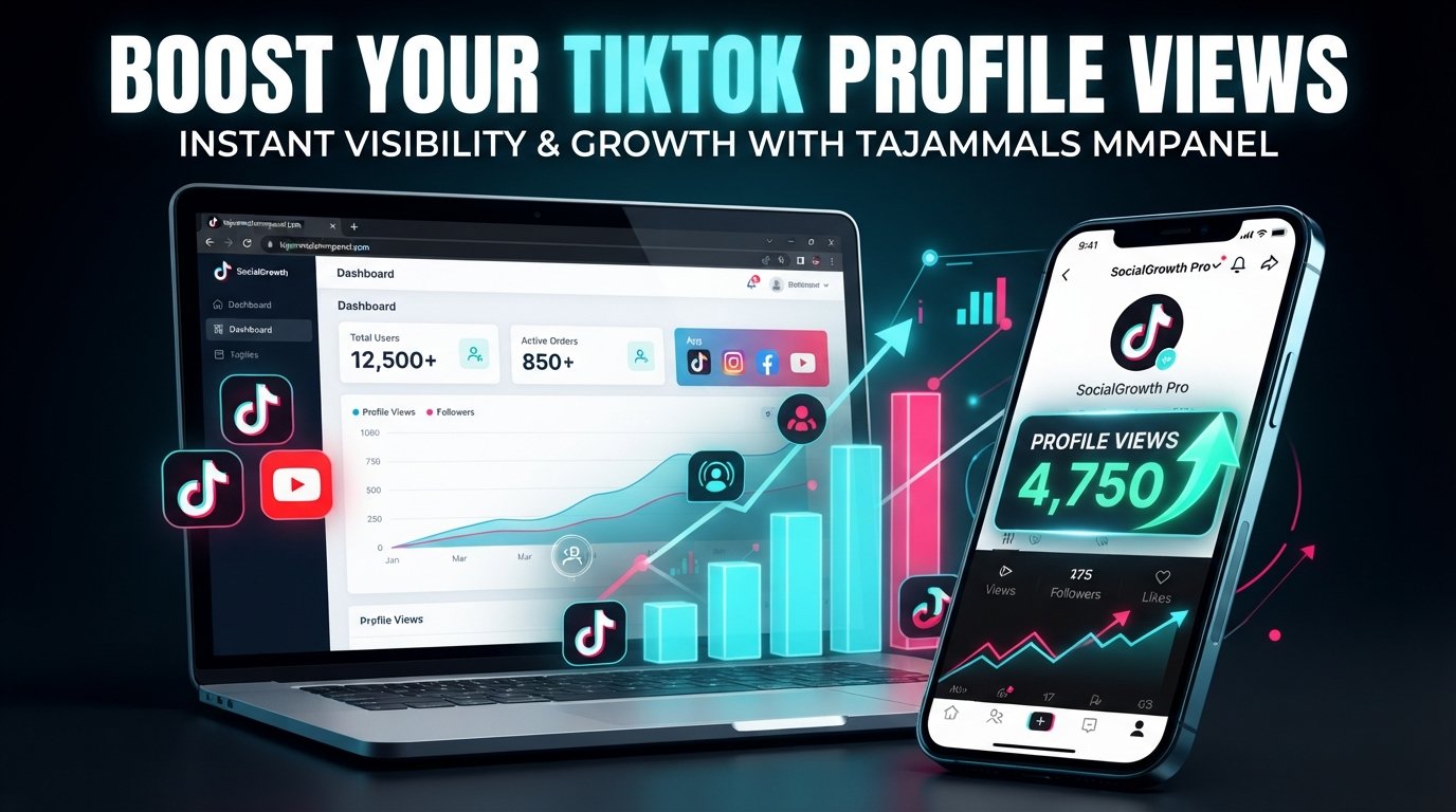 Buy TikTok Profile Views | TAJAMMAL SMM PANEL for Growth Services