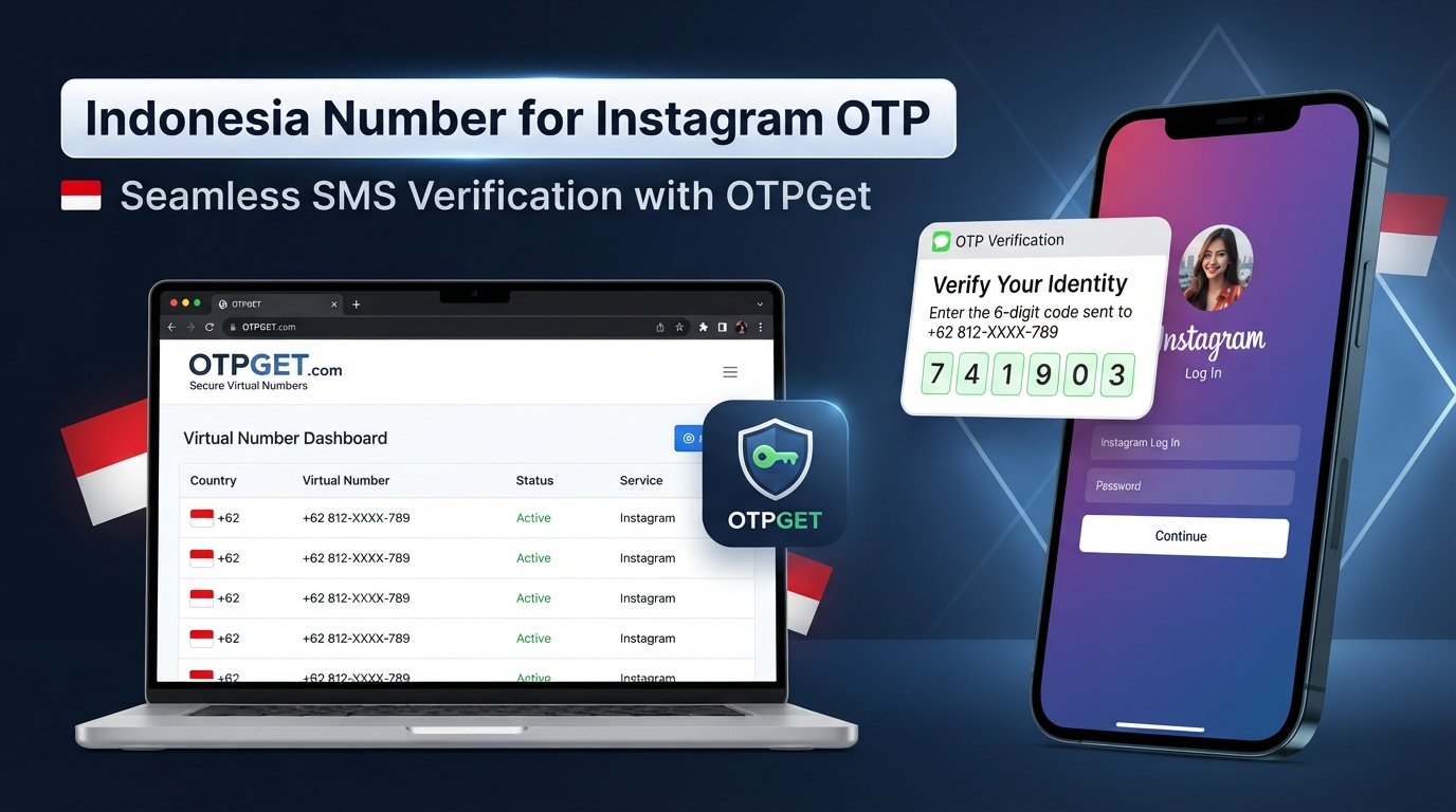 How to Get an Indonesia Number for Instagram OTP Verification with OTPGet