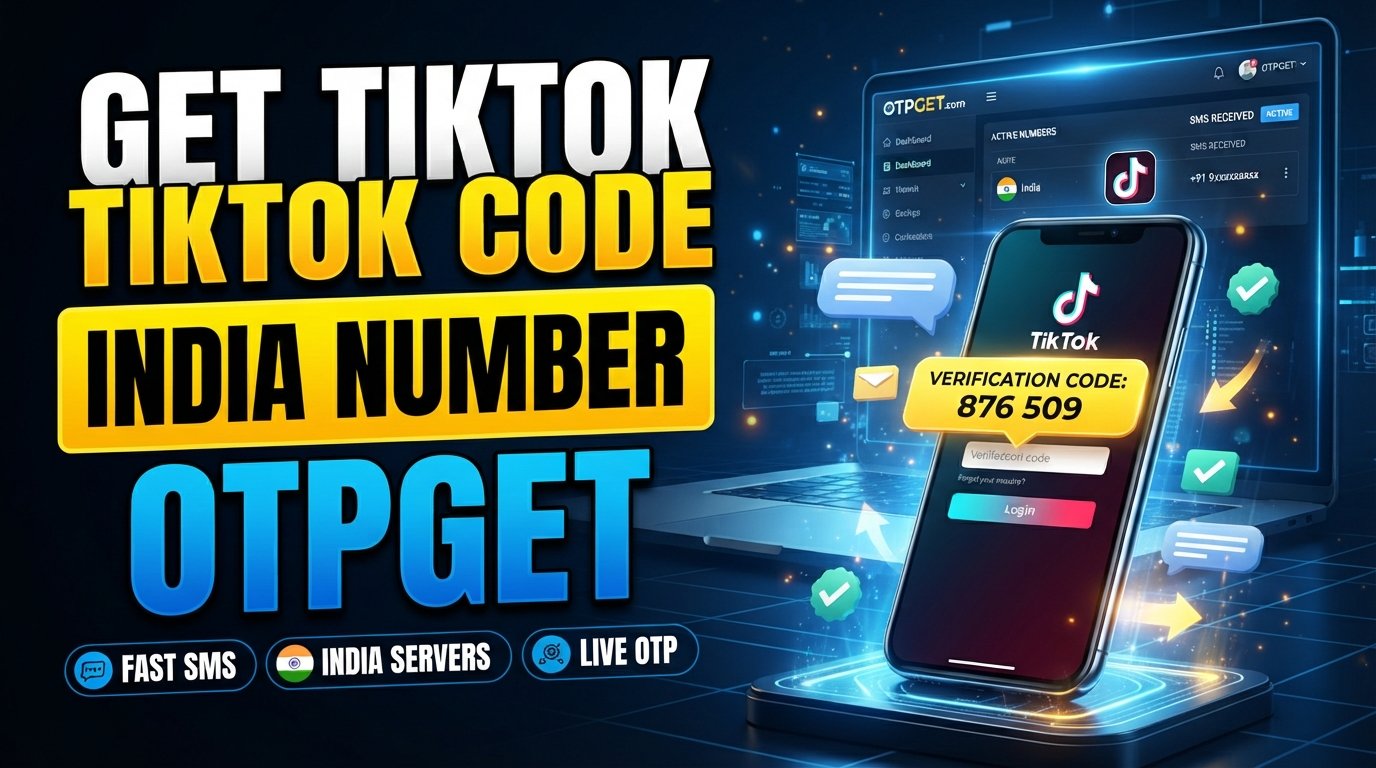 India Number to Receive TikTok Code — OTPGET Verification Guide