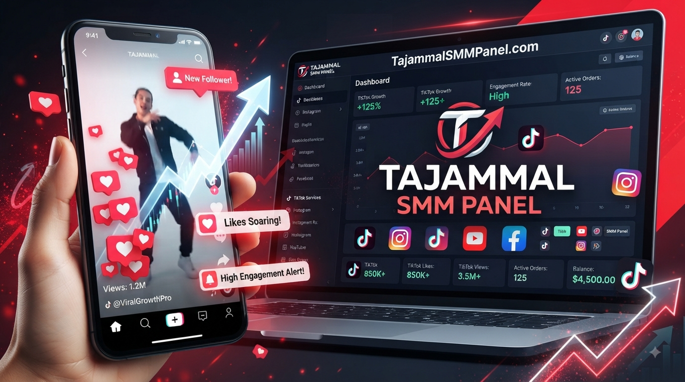 Best SMM Panel for TikTok Likes + Bonus Views | TAJAMMAL