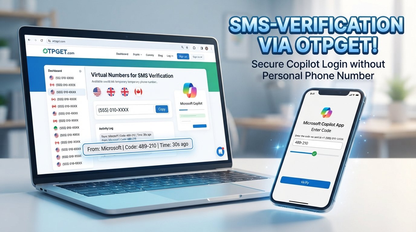 Microsoft Copilot Login Without Phone Number: OTPGET Easy Guide