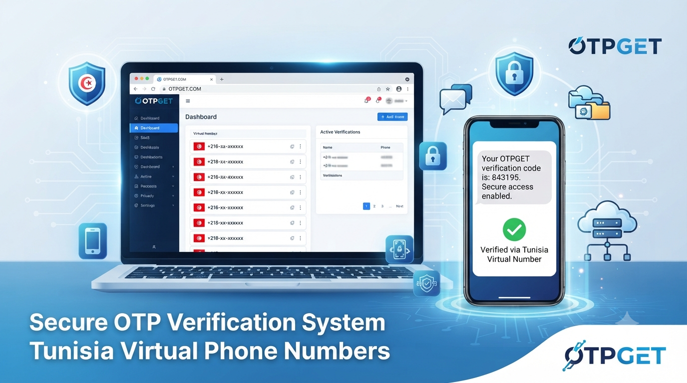 Tunisia Virtual Number for OTP Verification — Secure OTPGet