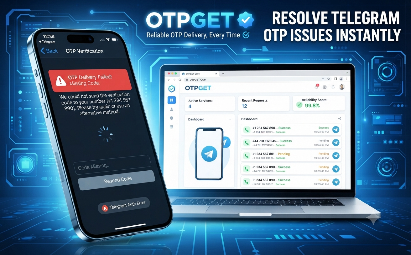 Telegram OTP Not Received Fix with OTPGET Verification Solution