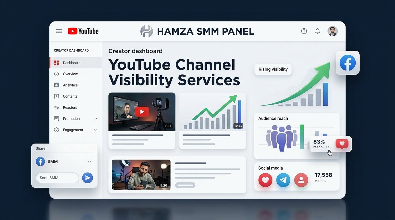 YouTube Channel Visibility Services | HAMZA SMM PANEL Online