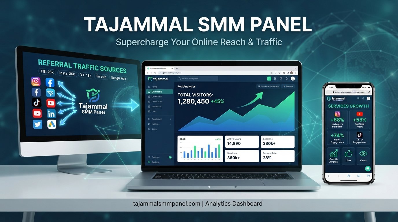 Buy Referral Website Traffic | TAJAMMAL SMM PANEL