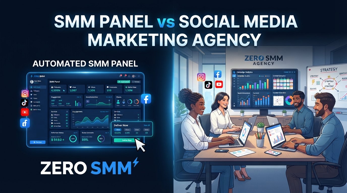 SMM Panel vs Social Media Marketing Agency: ZERO SMM Comparison