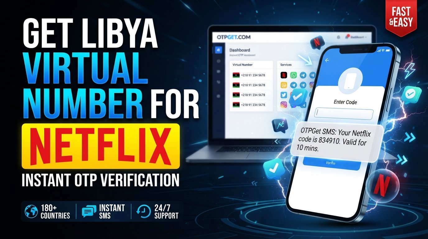 Libya Virtual Number for Netflix: OTPGet Verification Guide