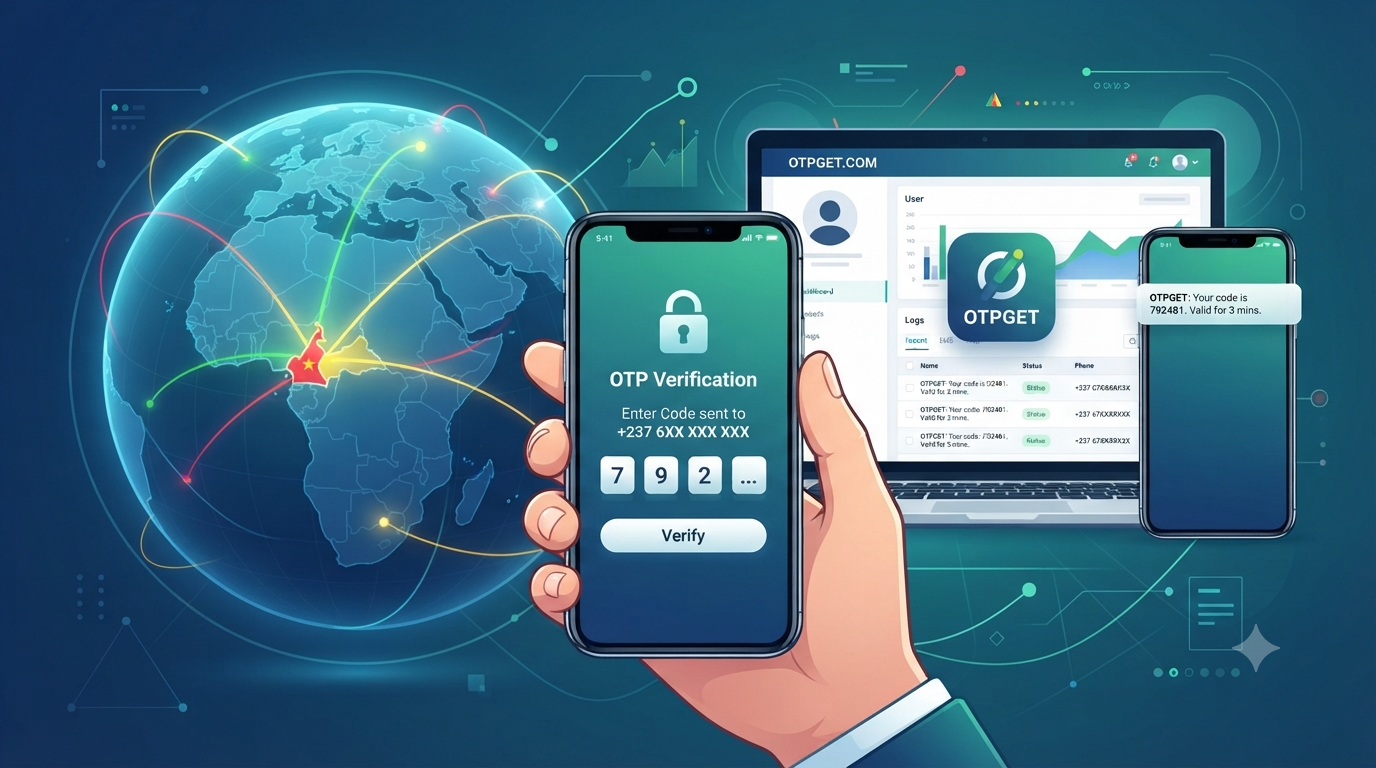 Get OTP Number for Cameroon Easily with OTPGET Solution