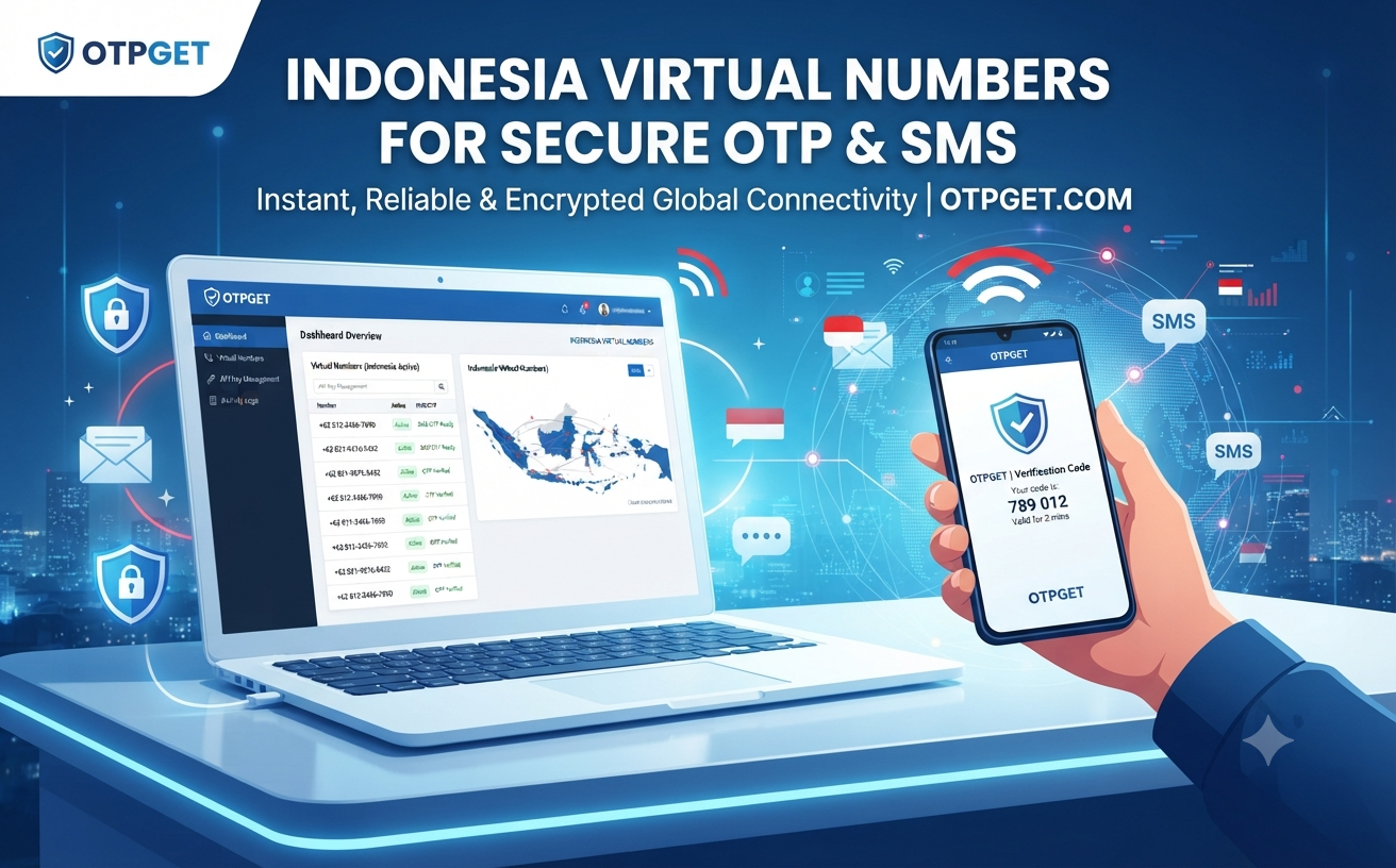 Indonesia Virtual Number for OTP Verification - OTPGET Guide