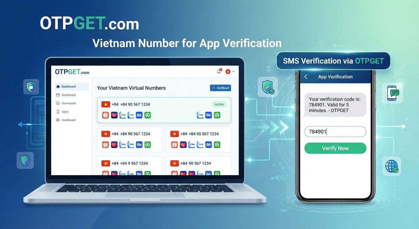 Vietnam Number for App Verification: Beginner Guide with OTPGET