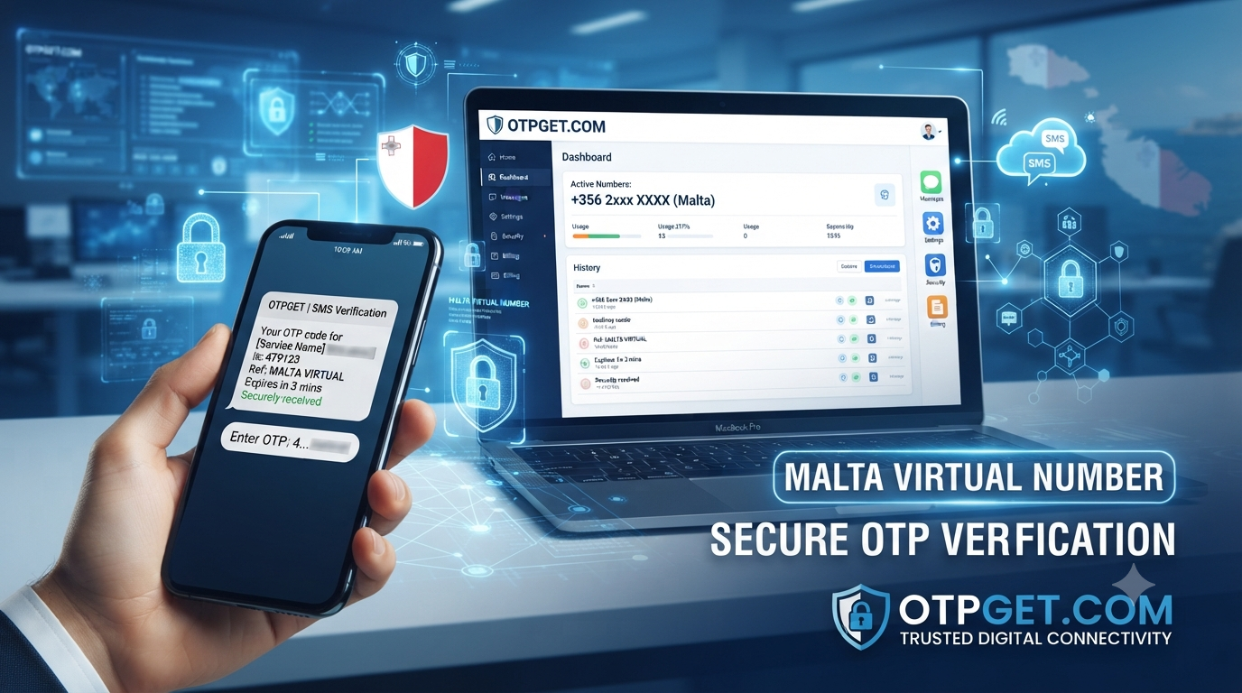 Malta Virtual Number for OTP Verification with OTPGET