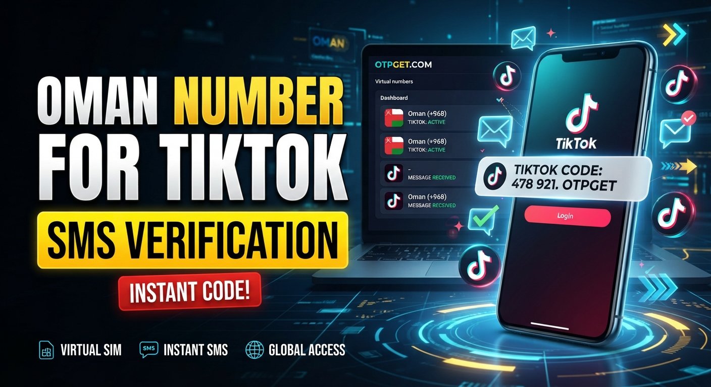 Oman number to receive TikTok code — OTPGET Verification Guide