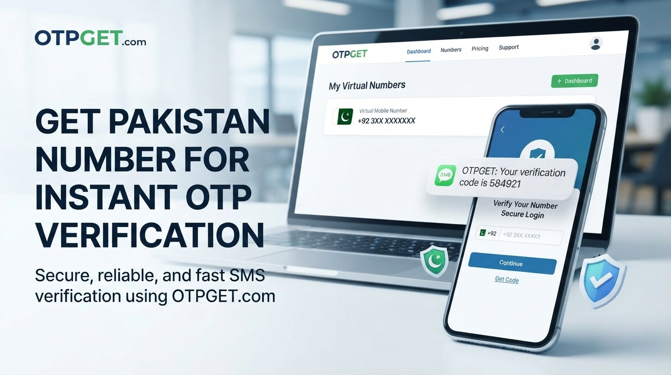 Pakistan Number for Instagram OTP: Get Verified Fast with OTPGet
