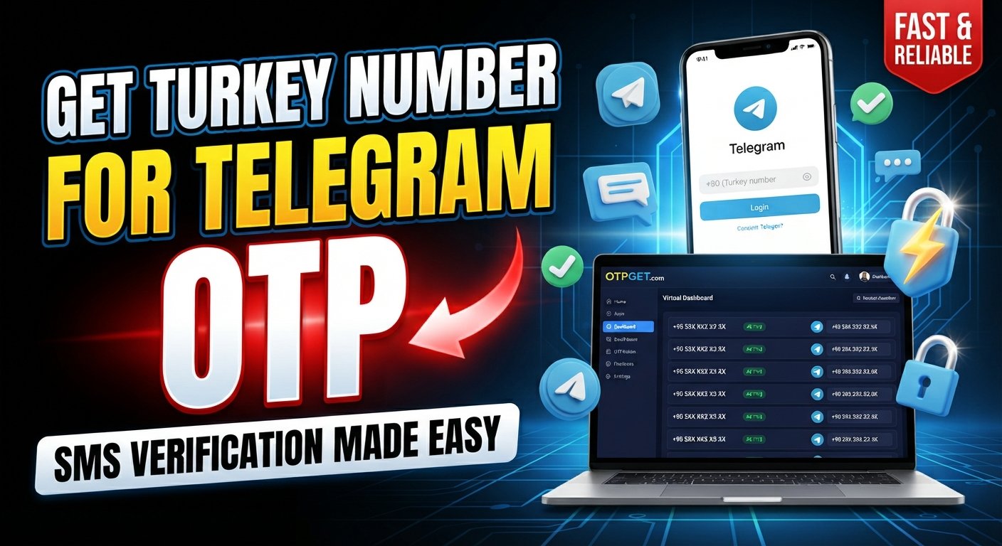 Turkey Number for Telegram OTP: Get Verified with OTPGet Online