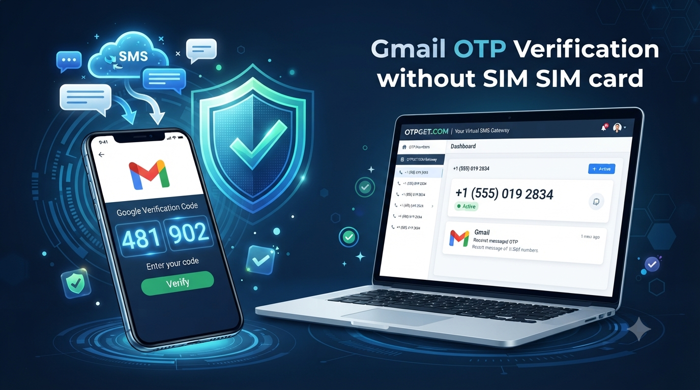 How to Get OTP Number for Gmail Without SIM? Easy Guide Online