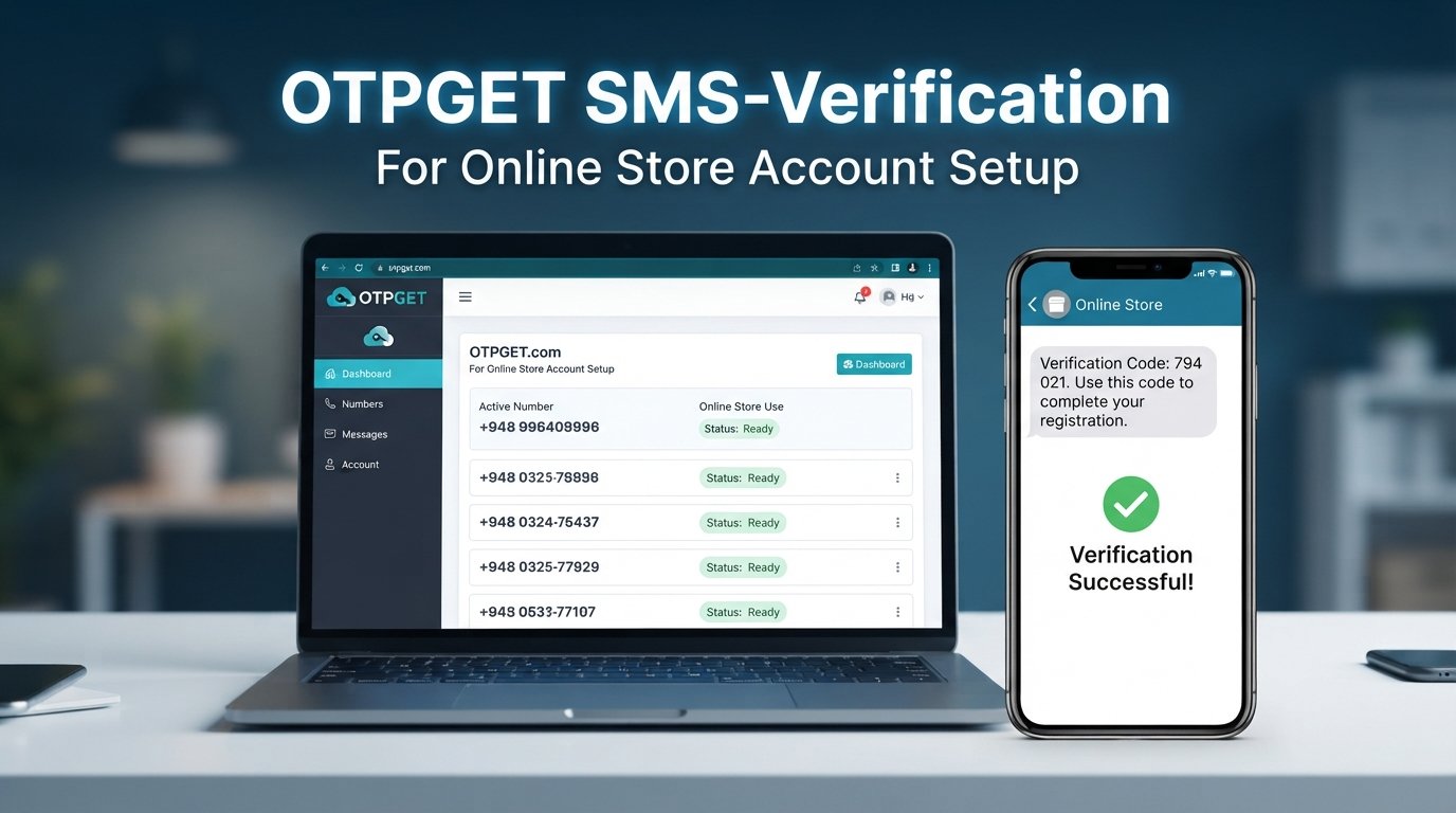 Setting Up Online Store Accounts With a Virtual Number | OTPGET
