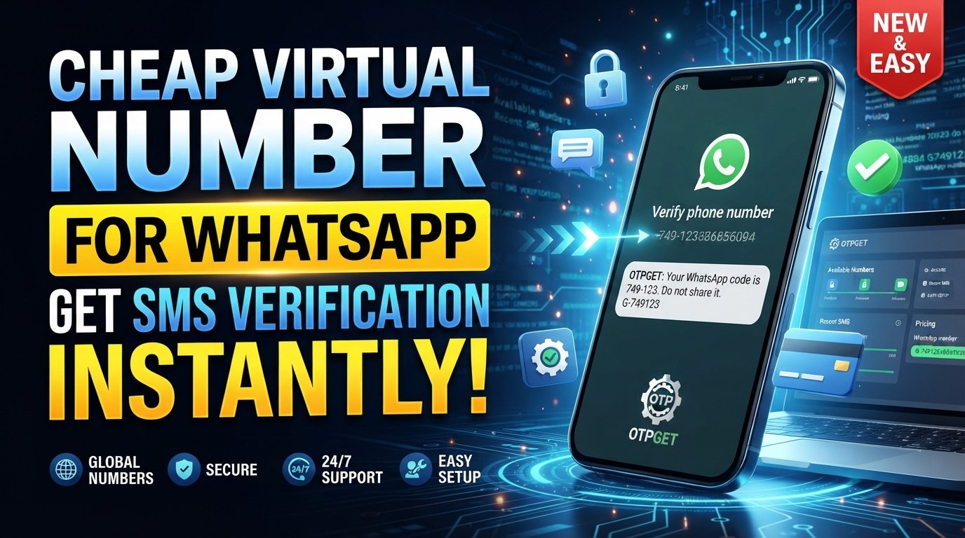 Cheap Virtual Number for WhatsApp: Affordable OTPGET Guide