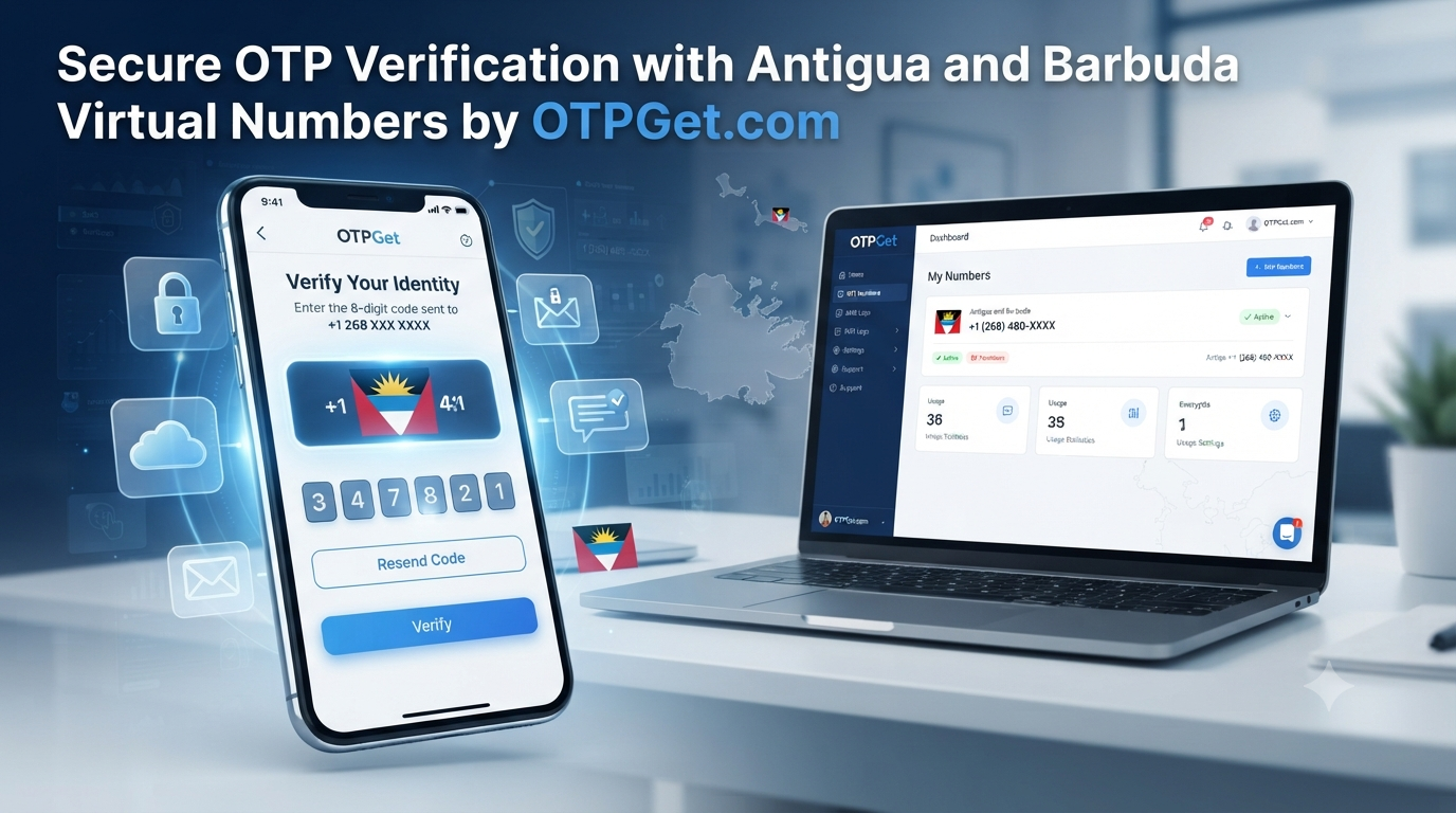 Buy Antigua and Barbuda Virtual Number Securely with OTPGet