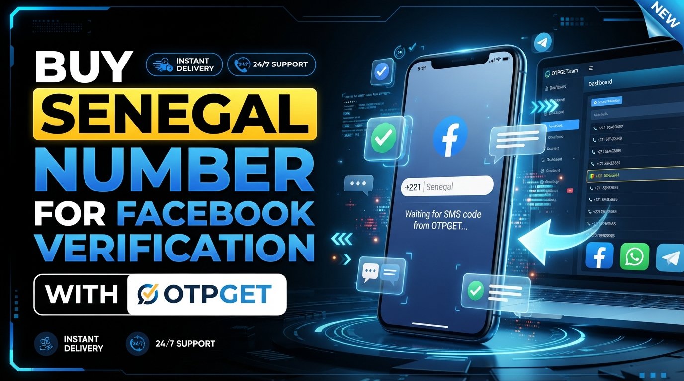 Buy a Senegal Number for Facebook Verification Online via OTPGET