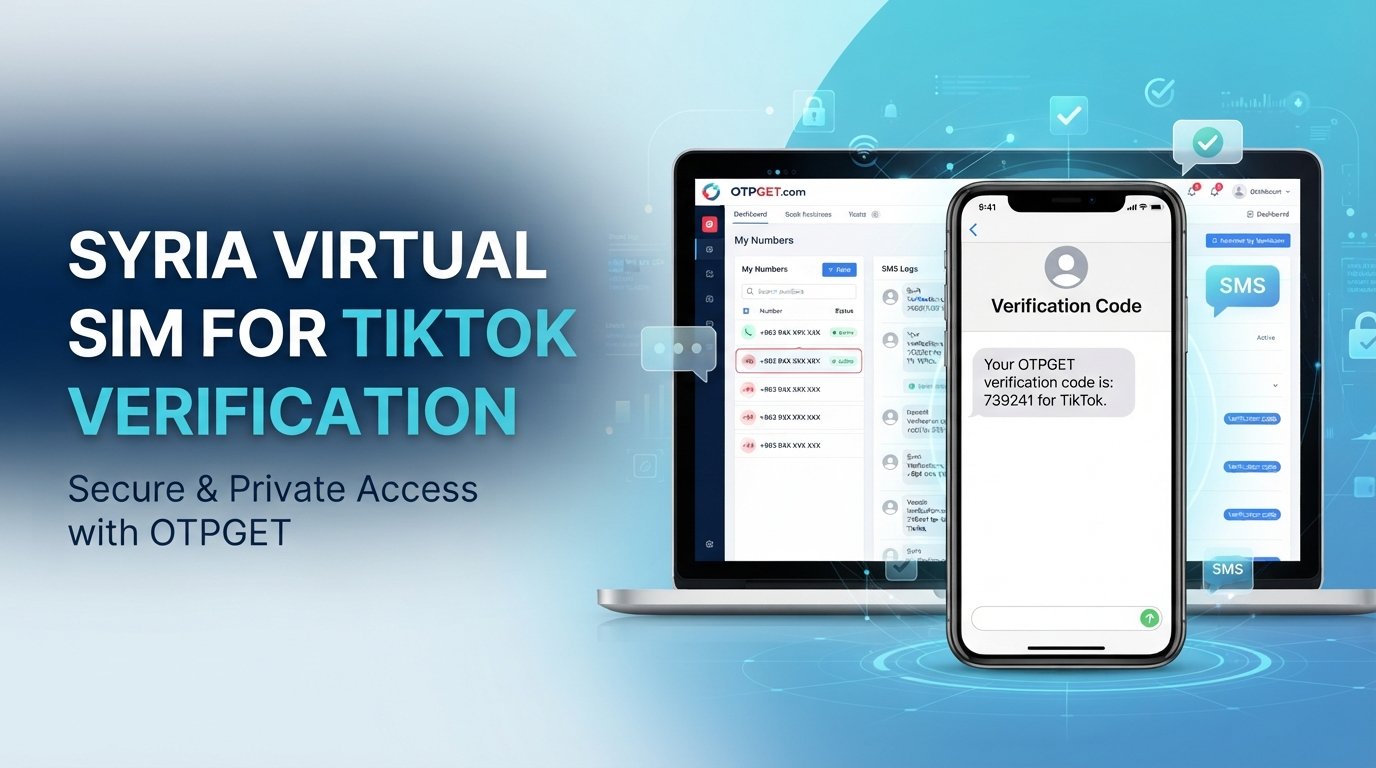 Syria Virtual SIM for TikTok Verification — OTPGET Guide Online