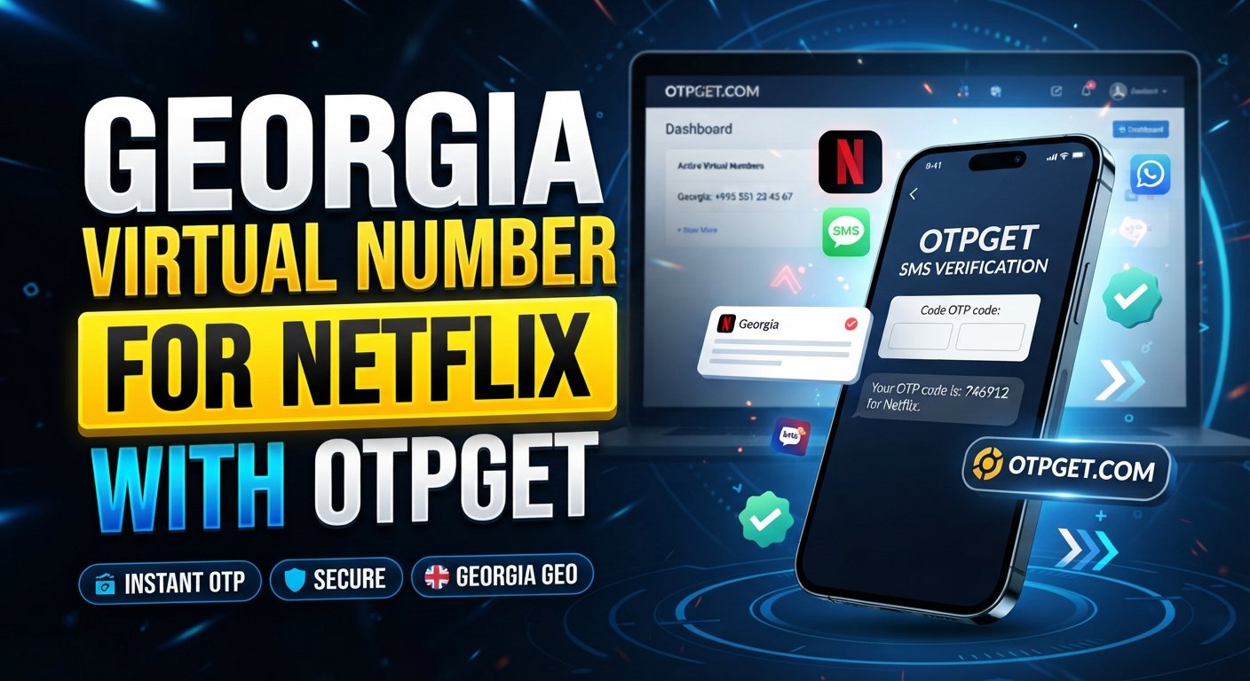 Georgia Virtual Number for Netflix Account: OTPGET OTP Guide