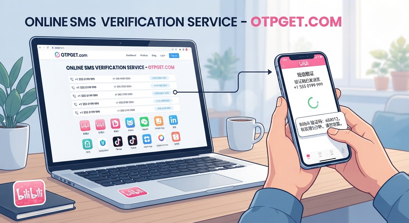 Bilibili SMS Code Online: OTPGET Number Service for Verification