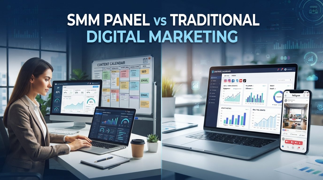 SMM Panel vs Traditional Digital Marketing: Which Is Better?