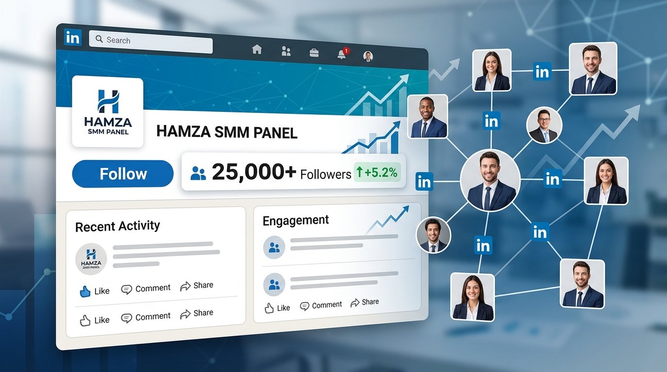 Buy LinkedIn Company Followers & Grow Your Page | HAMZA SMM PANEL