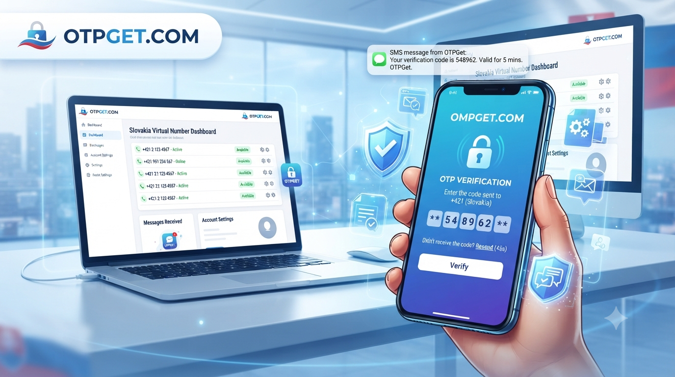 Slovakia Virtual Number for OTP Verification — OTPGet