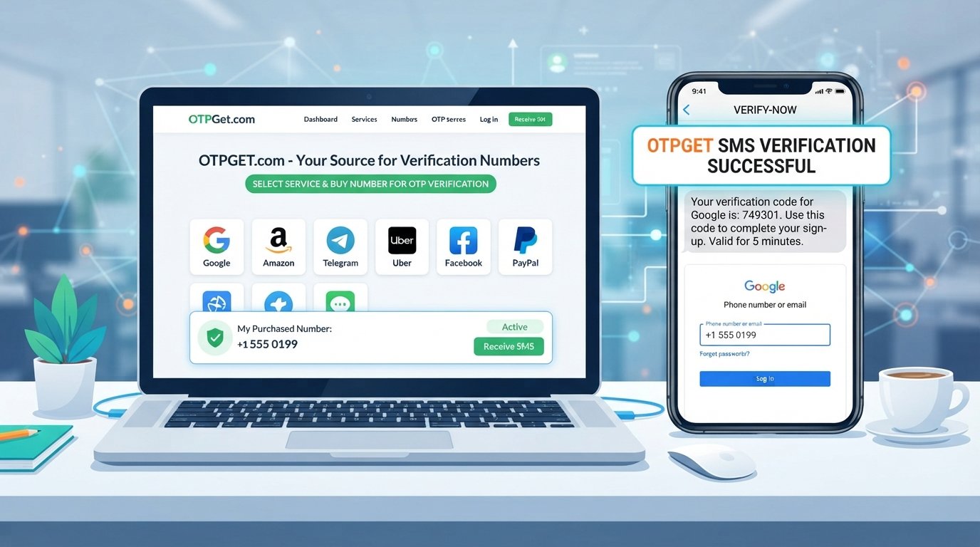 OTPGET: Select a Service and Buy a Number for OTP Verification