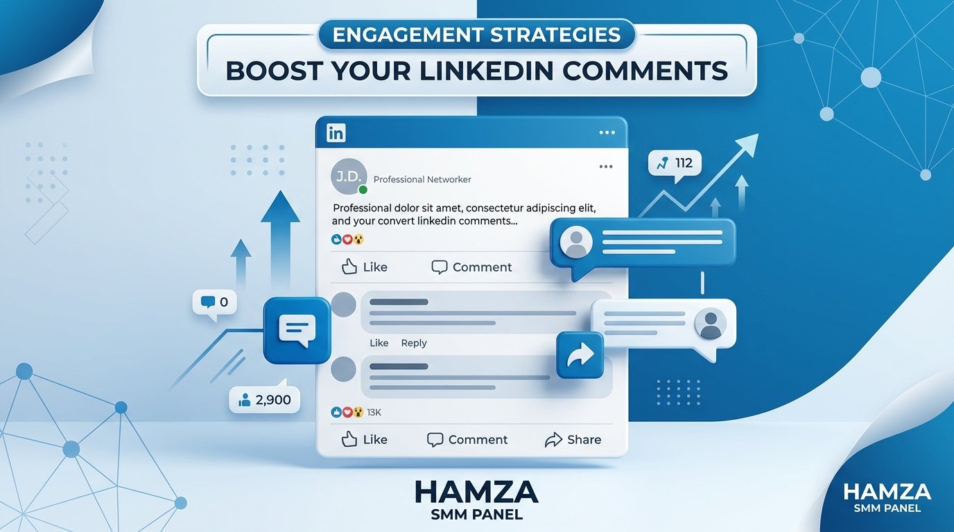 Buy LinkedIn Comments | HAMZA SMM PANEL for Engagement