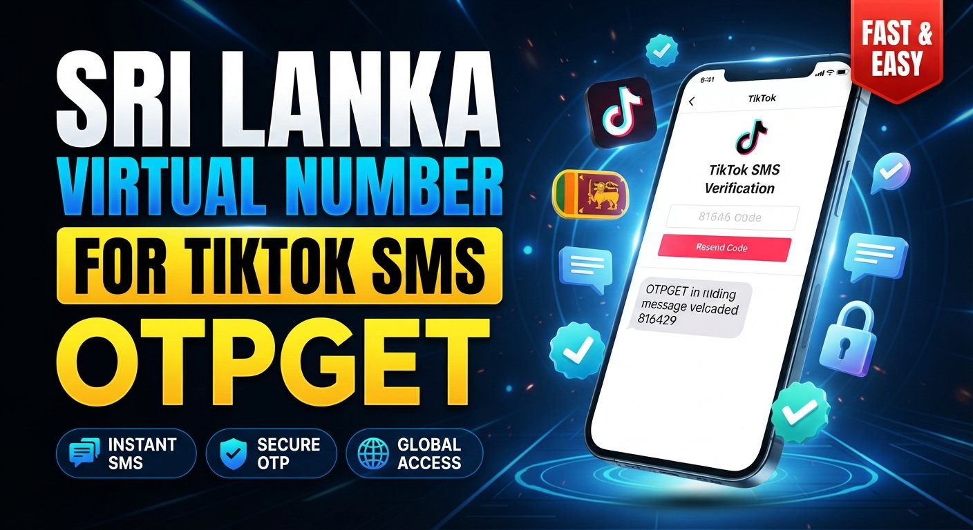 Sri Lanka Virtual Number for TikTok SMS Verification — OTPGet
