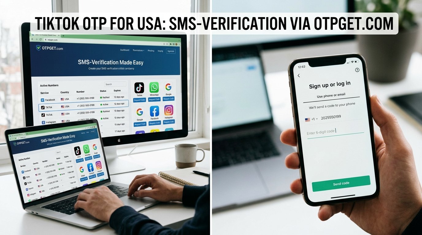 TikTok OTP Number for USA: Find Verification Options on OTPGET