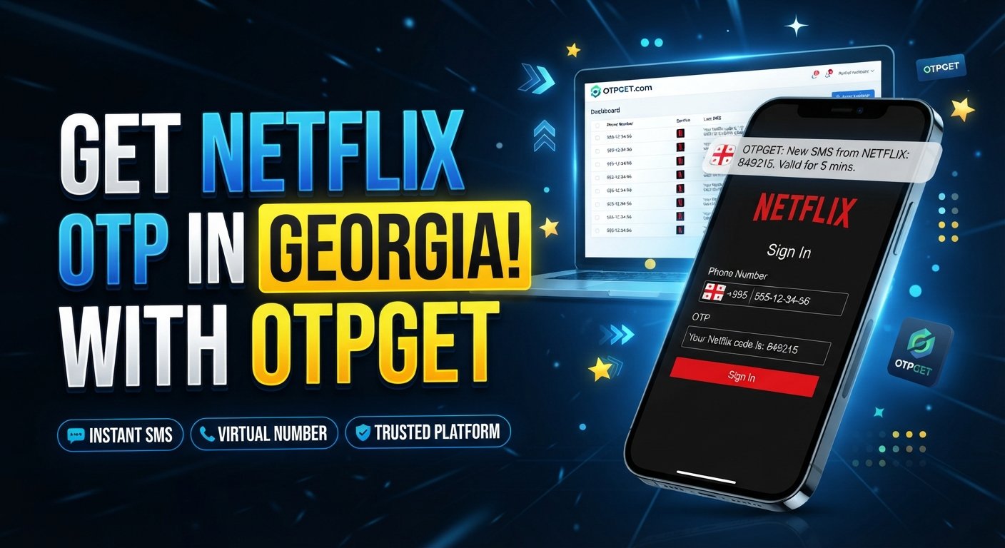 Georgia Virtual Number for Netflix — OTPGET OTP Verification