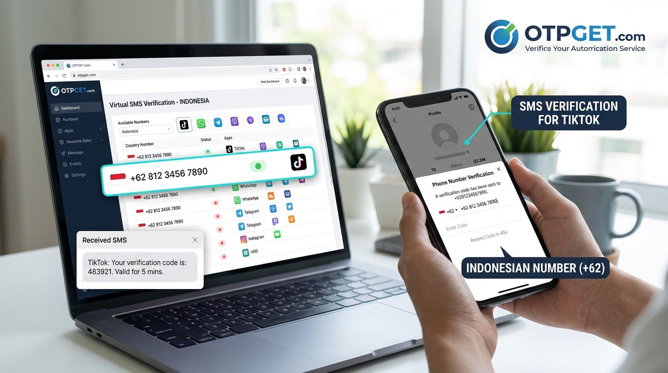 Verify TikTok With an Indonesia Number: A Practical OTPGET Guide