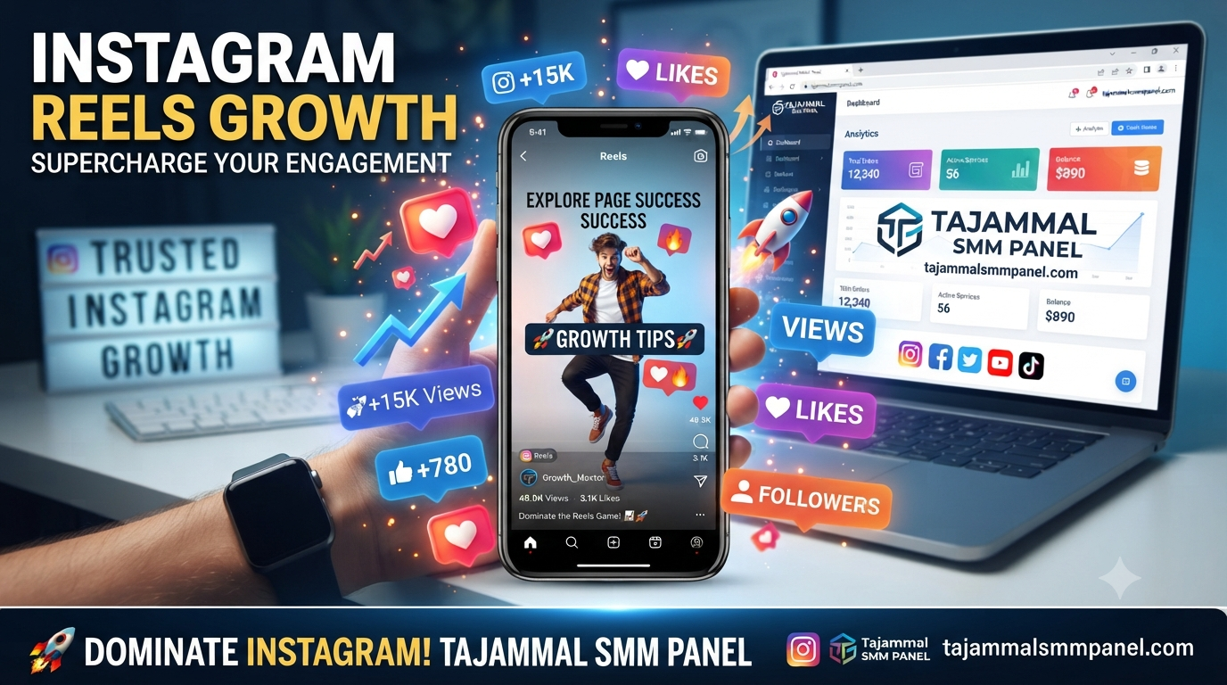 Buy Instagram Reel Likes with TAJAMMAL SMM PANEL Easily Today
