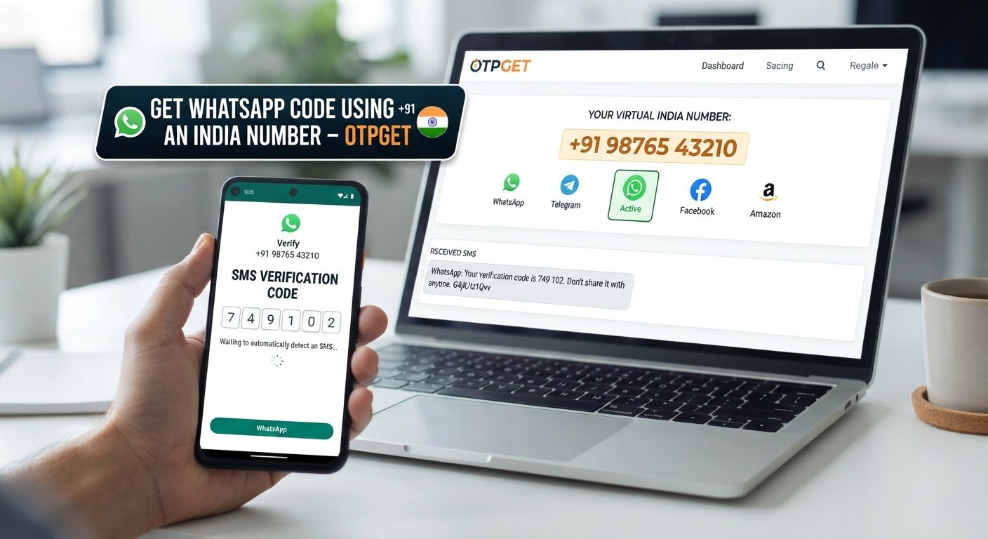 Get WhatsApp Code Using India Number – OTPGET Verification Guide