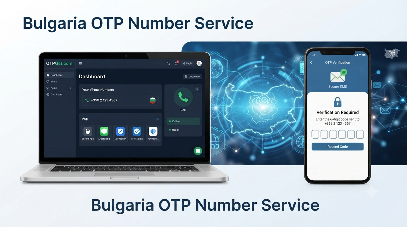Get OTP Number for Bulgaria with OTPGet Secure SMS Access Online