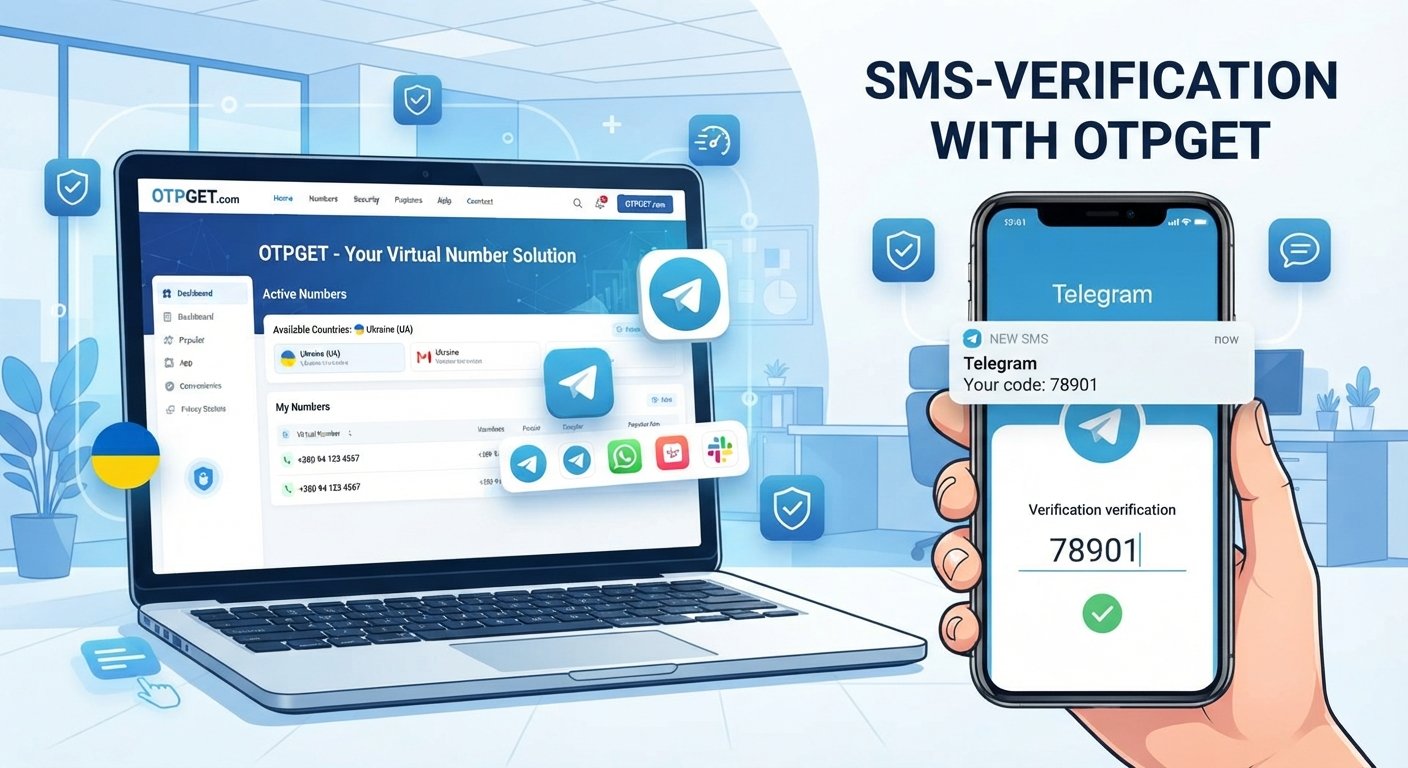 Ukraine Telegram Virtual Number: Easy OTP Verification with OTPGET