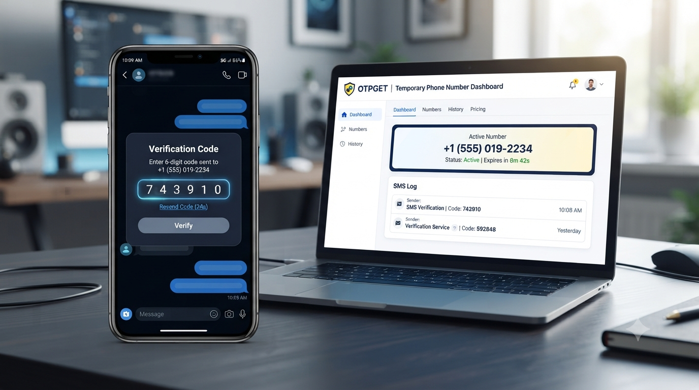 Temporary OTP Number for Snapchat: How to Use OTPGET