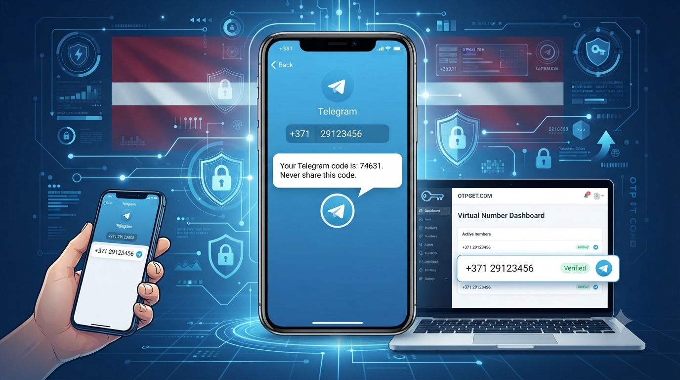 Receive Telegram SMS online Latvia: Fast OTP Access Without Delay