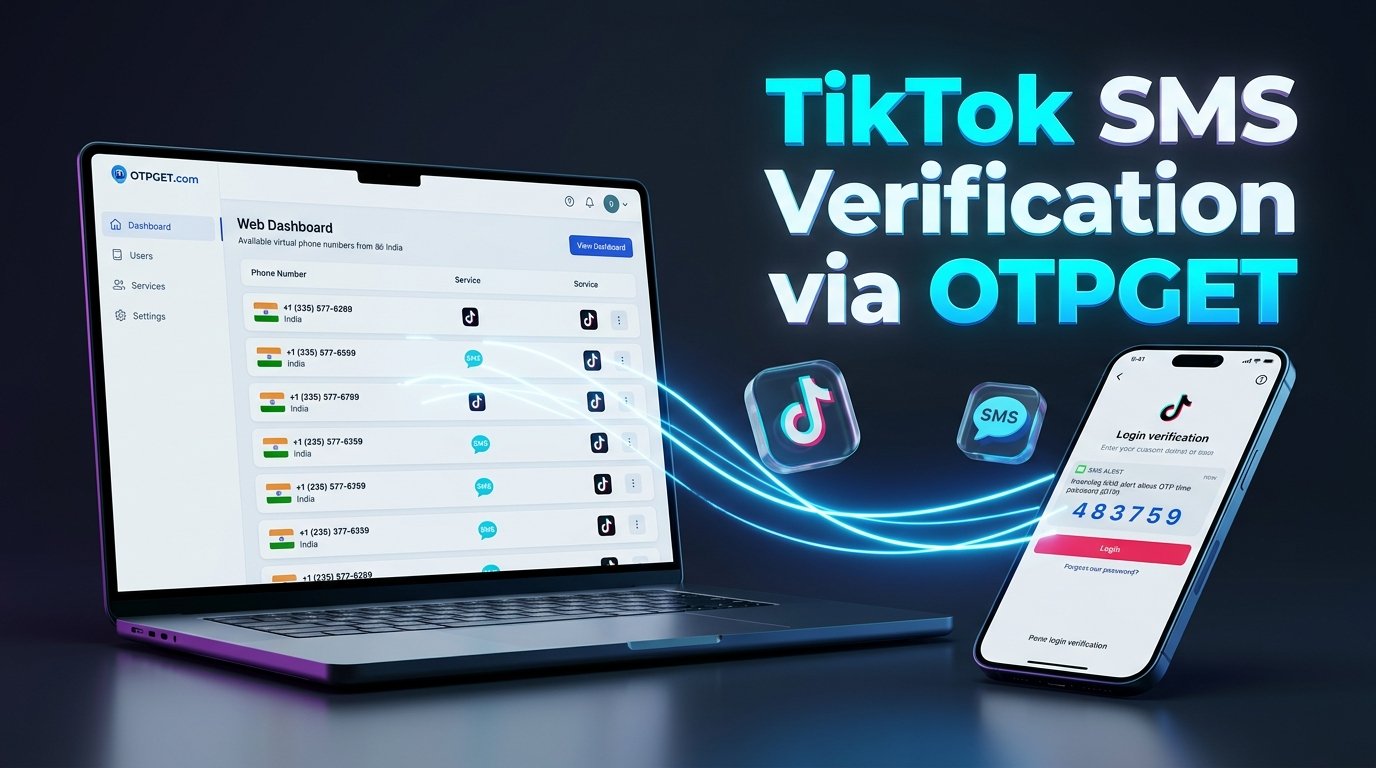 Verify TikTok With an India Number Using OTPGET: Complete Guide