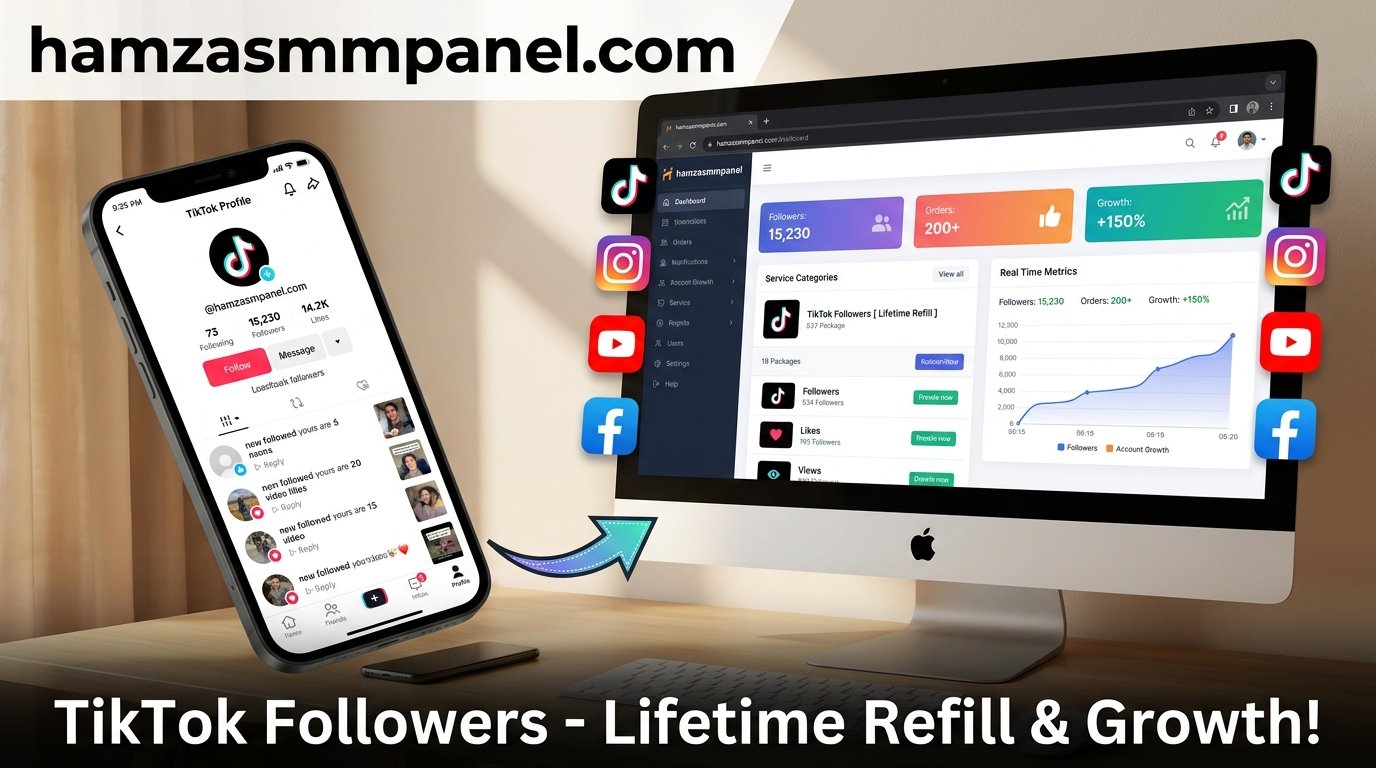 TikTok Followers with Lifetime Refill Service | HAMZA SMM PANEL